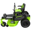 Газонокосилка с сиденьем Greenworks Zero Turn CrossoverT CRZ428 82V (107 см)  с 6 АкБ 5 Ач и ЗУ — фото 2