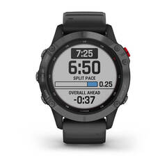 Мультиспортивные часы Garmin Fenix 6 Pro Solar Slate Gray with Black band