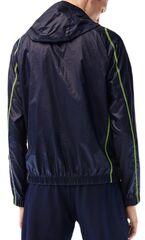 Куртка теннисная Lacoste SPORT Roland Garros Edition After-Match Jacket - navy blue/yellow