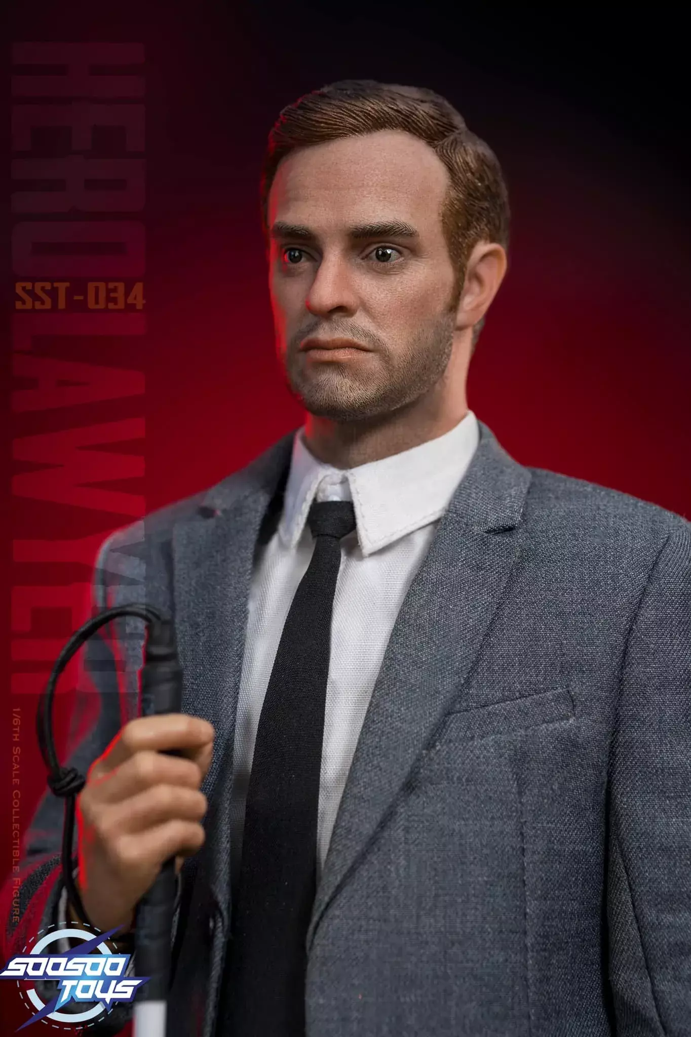 Soosootoys Hero Lawyer 2.0 デアデビル Фигурка SooSoo Toys: Hero Lawyer 2.0 (Daredevil Matt Mudrock