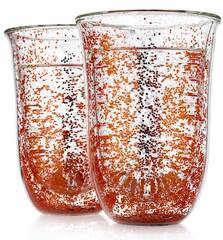 Стеклянные стаканы с двойными стенками Starfall Glaffe, 270 мл