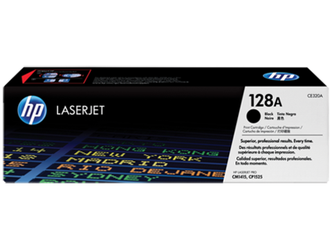 Картридж лазерный цветной original 128A CE320A черный (black), до 2000 стр - купить в компании MAKtorg