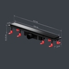 Am.Pm W02SC-U11-060-04BM PrimeFlow Трап для душа линейный универс затвор Tile 60см цвет черн мат