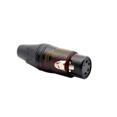 Разъём, штекер XLR 4pin (мама + папа)
