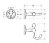 Art&Max AM-E-2686BSJ-Br ANTIC CRYSTAL AM-E-2686BSJ-Br Крючок