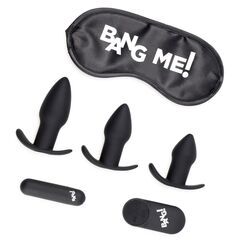 Набор для анальной стимуляции 28X Backdoor Adventure Remote Control 3 Piece Butt Plug Vibe Kit - 