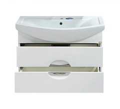 Тумба MISTY Лаванда - 80  подвесная с 2 ящ. c умывальником