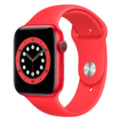 Смарт часы APPLE Watch Series 6 GPS, 44mm PRODUCT(RED) Aluminium Case with PRODUCT(RED) Sport Band (M00M3GK/A)