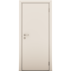 Купить Межкомнатная влагостойкая дверь кремовая глухая