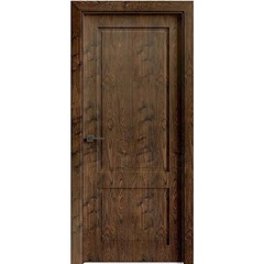 Купить Межкомнатная дверь экошпон Сицилия 90001 орех шоколадный глухая