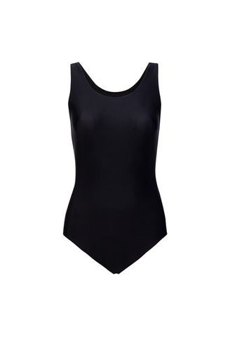 Черный слитный купальник для девочки-подростка