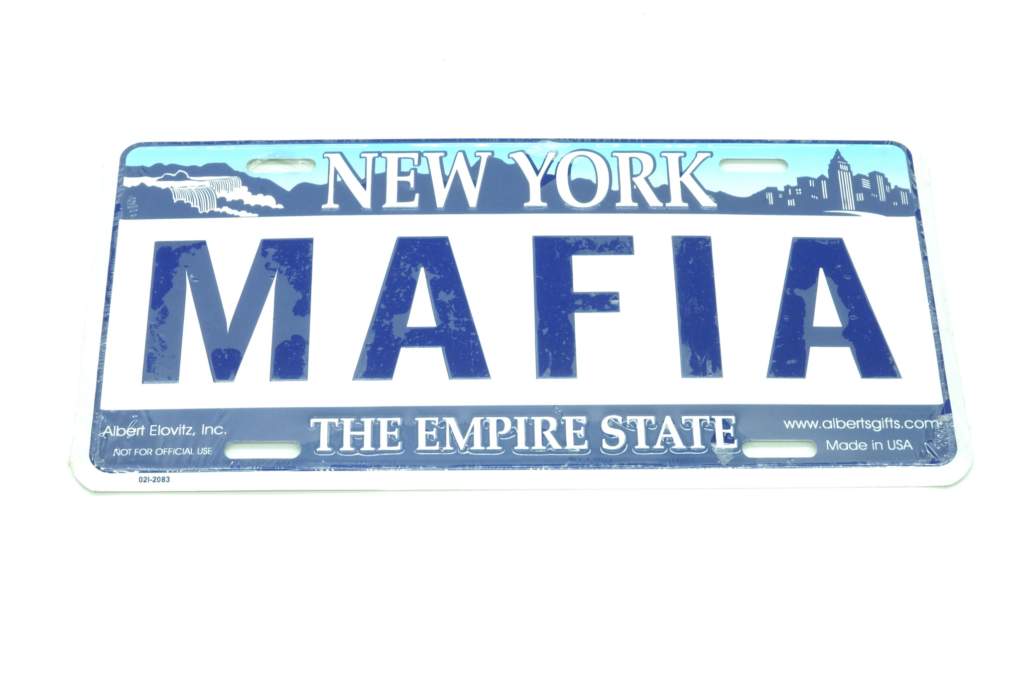 Табличка номерного знака ( авто номер ) NEW YORK MAFIA