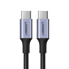 Кабель UGREEN USB-C to USB-C 2.0 5A Alu Case with Braid Cable 3м US316