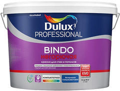 Краска для стен и потолков Dulux Professional Bindo негорючая глубокоматовая BW 9 л