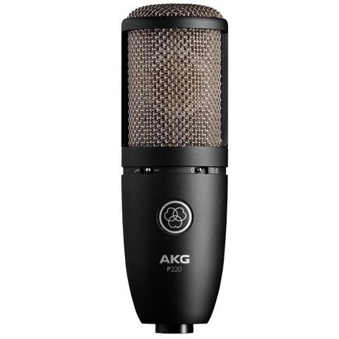 AKG P220 микрофон конденсаторный кардиоидный, мембрана 1', 20-20000Гц, 18мВ/Па, SPL135/155дБ