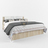Кровать "Софи" СКР 1600.1 (дуб сонома/белый глянец), ЛДСП, ДСВ Мебель