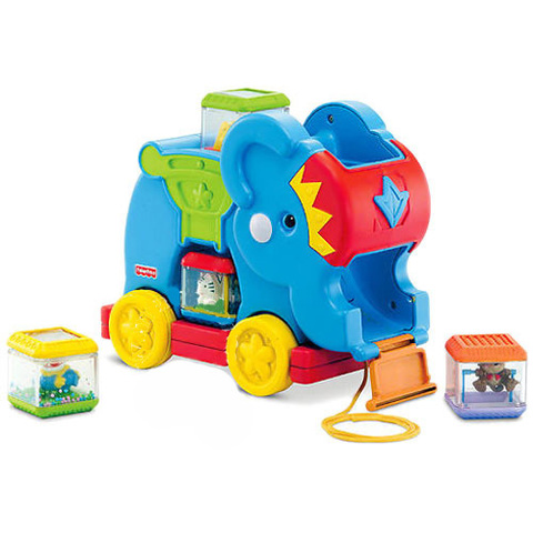 Fisher Price Слоник с кубиками (C0244)