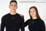 Элитный Тёплый Комплект термобелья Noname BodyFit Black женский-унисекс для холодной погоды