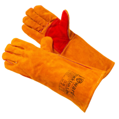 Краги спилковые GWARD Track Lux Long усиленные (оранжевые)