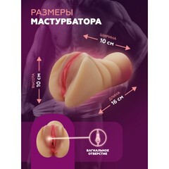 Мастурбатор реалистичный Exciting pussy (светлый)