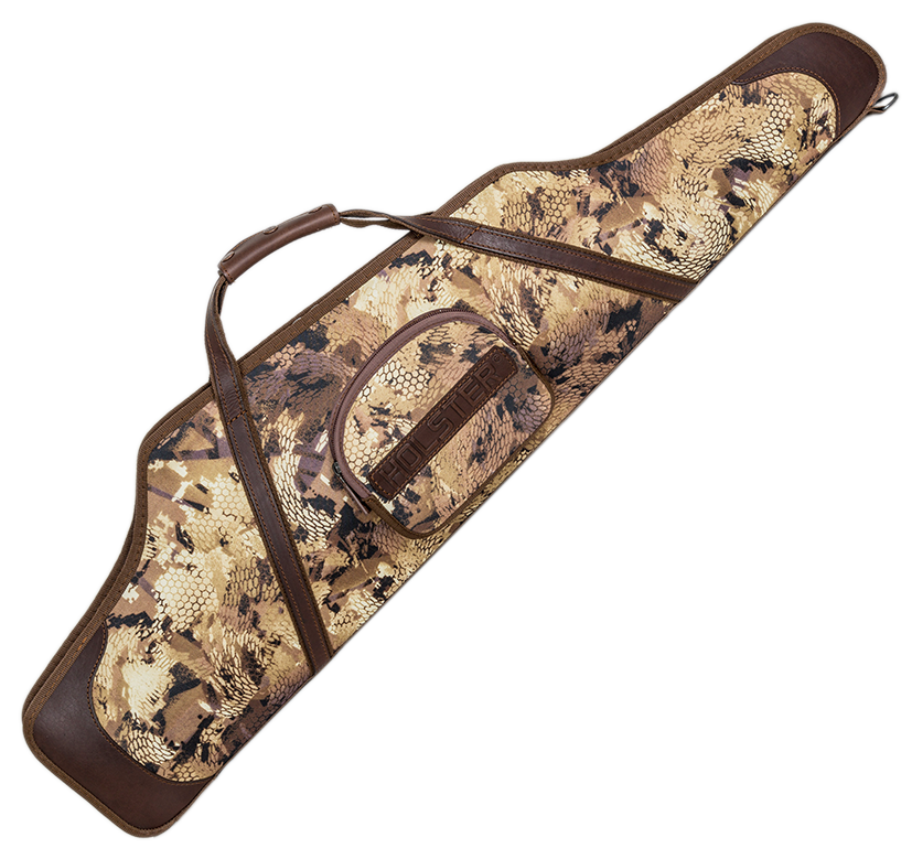 Кейс охотничий 110 с оптикой HOLSTER CLUB, из кожи, соты, Хольстер