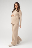 Костюм для беременных 15957 бежевый меланж