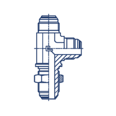Штуцер FRL JIC 3/4" CAST