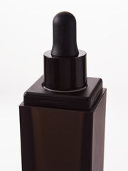 Флакон с пипеткой чёрный матовый