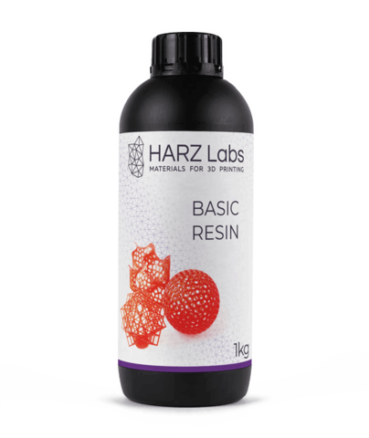 Фотополимер HARZ Labs Basic Resin, красный (1 кг)