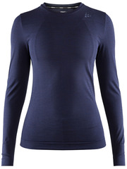 Утеплённая беговая рубашка Craft Fuseknit Comfort Maritime женская