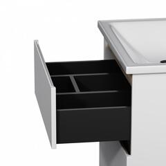Тумба с раковиной, напольная, 65 см, 2 ящика, белый глянец,  AM.PM X-Joy - M85AFSX0652WG