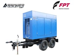 Дизельный генератор Азимут ЭД-100-Т400-1РПМ20 FTP-Iveco на шасси в капоте