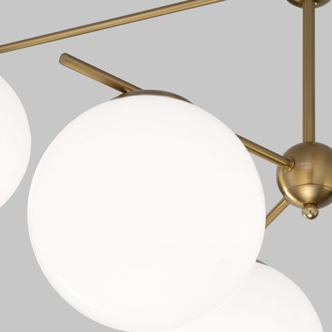 Потолочная люстра Eurosvet Marbella 60147/6 латунь