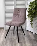 фото 4 Стул CIRA VT7002-4 Тауп, без пальчиковый велюр/ черный каркас М-City на profcook.ru