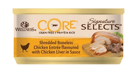 SIGNATURE SELECTS консервы из курицы с куриной печенью в виде  фарша в соусе дл...