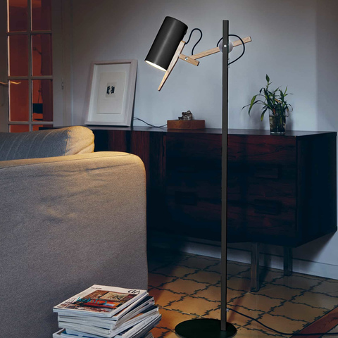 Торшер Scantling Black