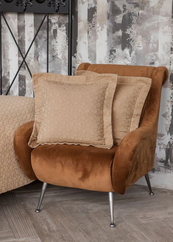 Наволочка декоративная 47х47 Luxberry Oriana золотая