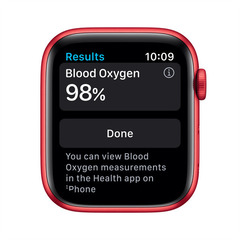 Смарт часы APPLE Watch Series 6 GPS, 44mm PRODUCT(RED) Aluminium Case with PRODUCT(RED) Sport Band (M00M3GK/A)