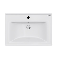 Тумба с раковиной, напольная, 65 см, 2 ящика, белый глянец,  AM.PM X-Joy - M85AFSX0652WG