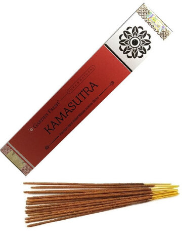 KAMASUTRA Premium Hand Rolled Masala Incense Sticks, Garden Fresh (КАМАСУТРА премиальные масала благовония ручного изготовления, Гарден Фреш), уп. 15 г.