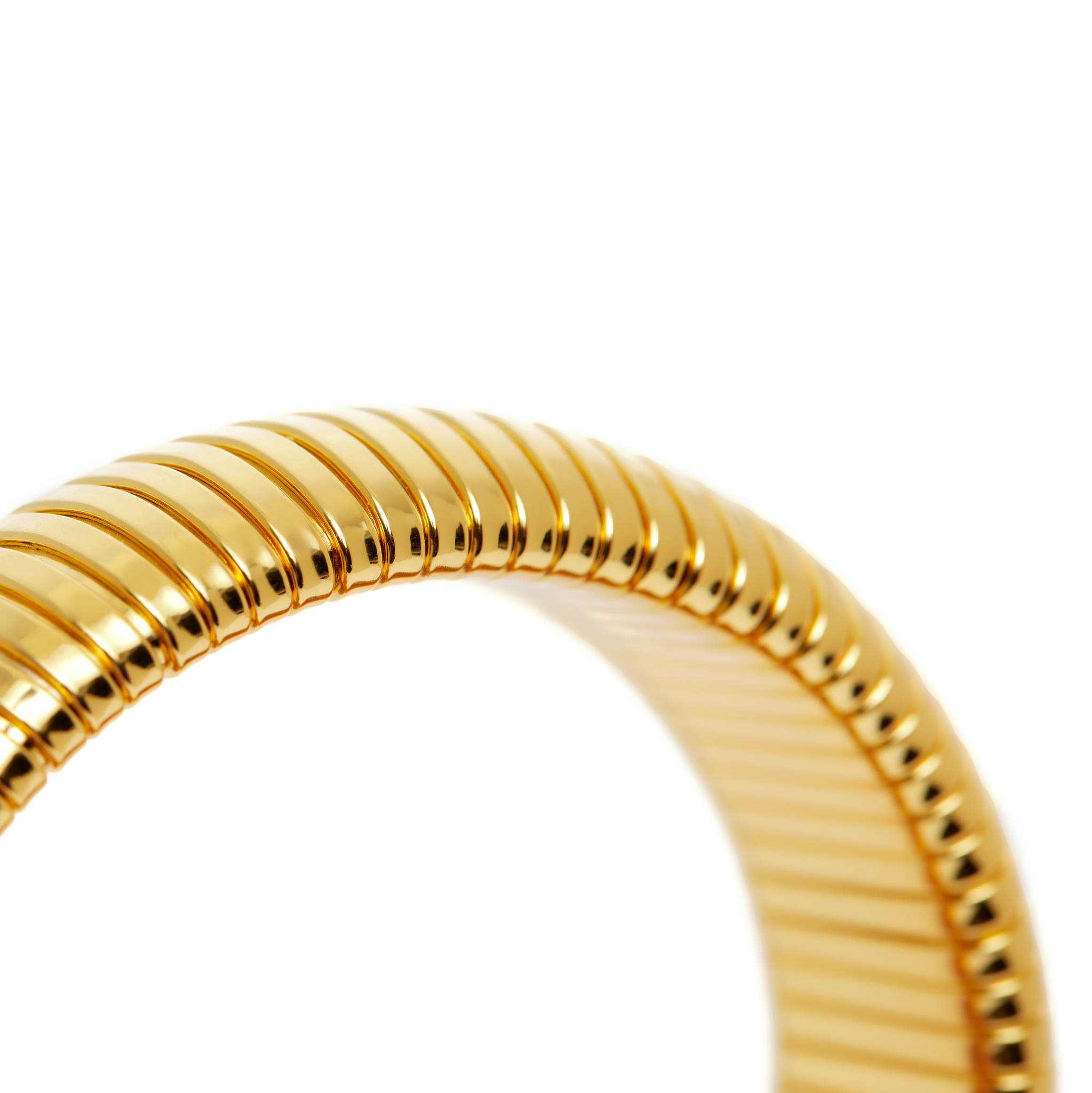 Браслет Wide Snake  Gold Bracelet