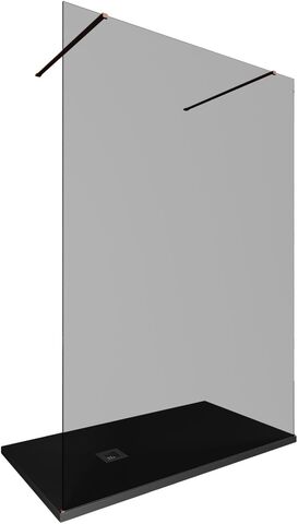 Allen Brau Infinity 3.21054.60.T Душевая перегородка, цвет: медь