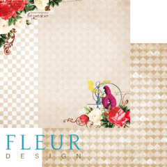 Бумага для скрапбукинга FLEUR-design, двусторонняя 30*30 см, 190 гр.