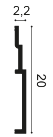 Плинтус SX181