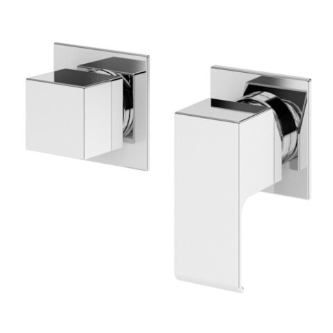 Cezares PORTA-VDIM4-M-01 PORTA-VDIM4-M-01 Встраиваемый однорычажный смеситель для душа с поворотным переключателем на 4 выхода, исполнение хром