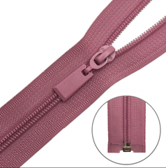 Молния спираль Т5, 30 см, розовый жемчуг