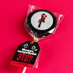 Леденец с печатью на палочке «Олимп» (со вкусом колы) 25 г.