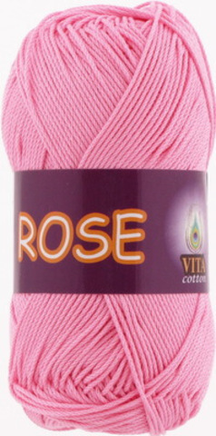 Пряжа Rose (Vita cotton) 3933 Розовый