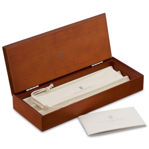 Карандаш механический Graf von Faber-Castell Classic Anello Ebony Wood Platinum, 0.7 mm (135534)