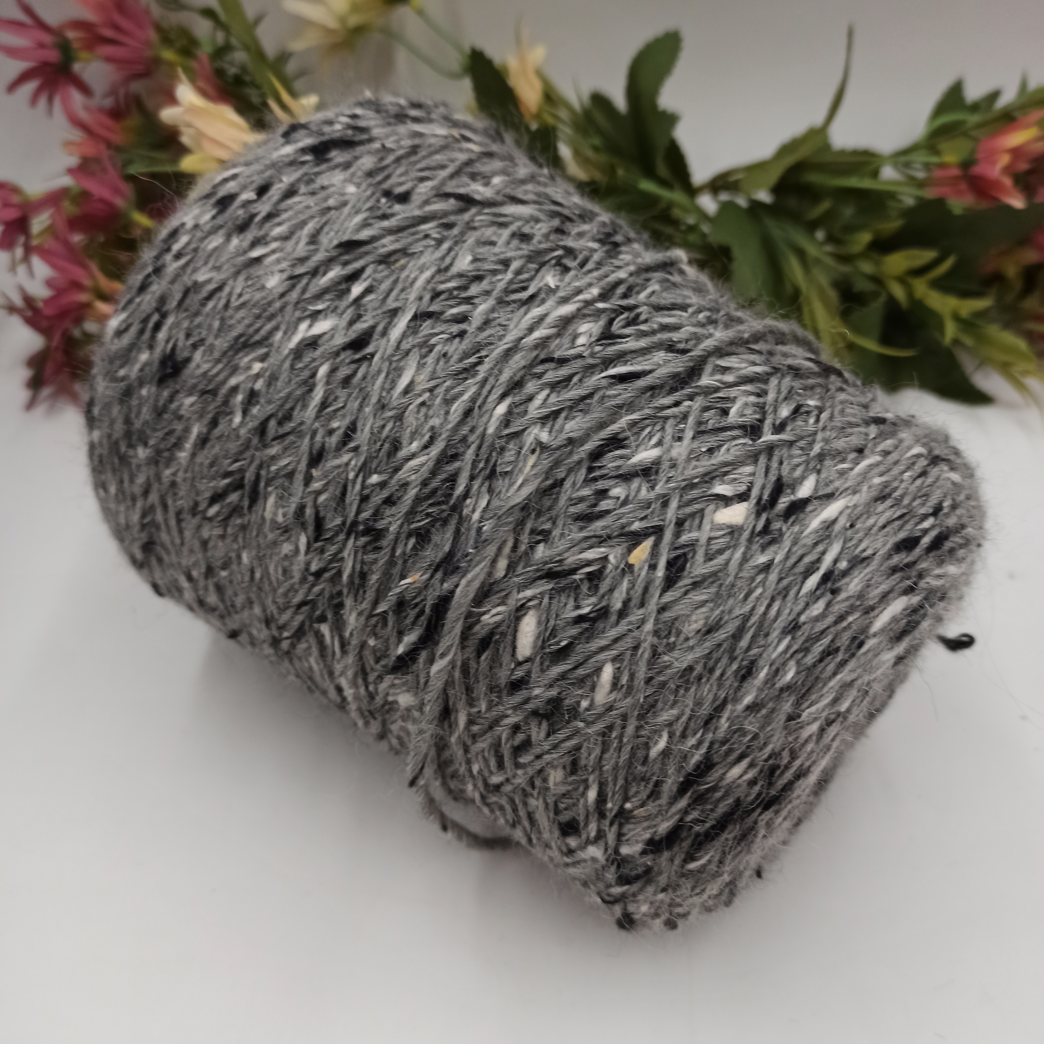 Твид Paella Pecci Filati 150м/100гр Серый 21804